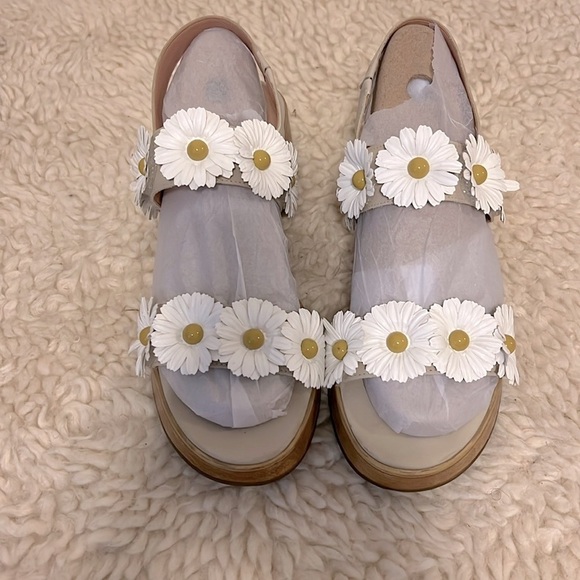 LUCKY BRAND Womens Beige Daisy Juleii Slip On Leather Slingback Sandal 11 M - Picture 9 of 11